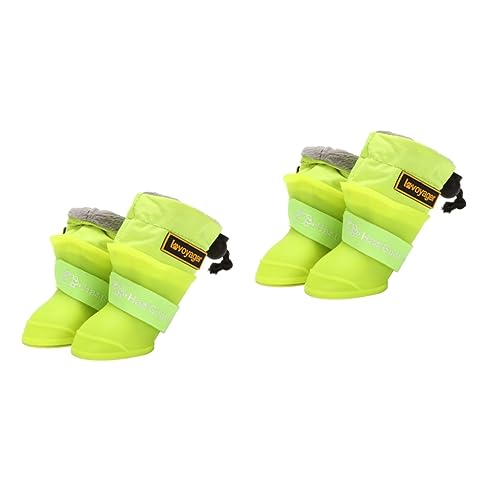 YARNOW 8 STK wasserdichte Regenstiefel Für Haustiere Haustierstiefel Haustierpfotenschuhe Outdoor-Schuhe Für Schuhe Wasserdichter Stiefel Regenschuhe Für Hunde Kieselgel rutschfest Große von YARNOW