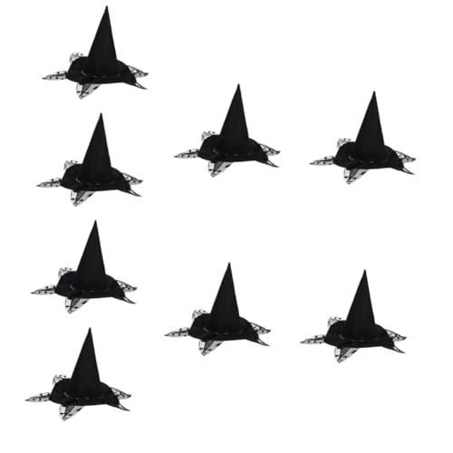 YARNOW 8 Sets Haustier Cosplay Hut Hund Hut Halloween Haustier Hut Bequem Und Robust Schwarz von YARNOW