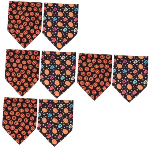 YARNOW 8 STK Halloween-Dreiecksschal bequemes Katzenbandana Hundewindeln-Outfits weiblich Dog Bandana Halstuch für Hunde Festival-Katzenbandana entzückendes Kätzchenbandana Polyester von YARNOW