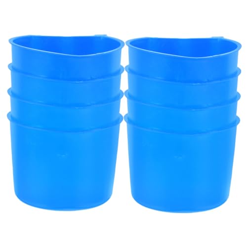 YARNOW 8 Stück Bird Bowl Kaninchen -Fütterungstasse Futterbecher für Vogelkäfige Hühnerkäfigbecher Kiste mit Futter und Wassernapf wasserspender für hühnerstall Sport Blue YARNOW 8 Stück Bird Bowl Kaninchen -Fütterungstasse Futterbecher für Vogelkäfige Hühnerkäfigbecher Kiste mit Futter und Wassernapf wasserspender für hühnerstall Sport Blue von YARNOW