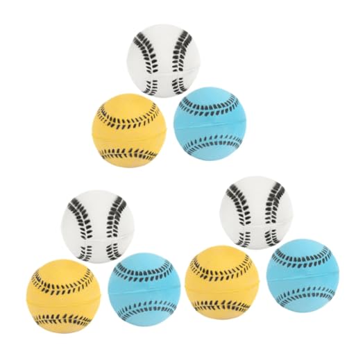 YARNOW 9 STK Gummiball für Haustiere Kauspielzeug für Haustiere Haustier Spielzeug Interactive Dog Toys interaktiver hundeball Spielzeuge Tennis Welpenspielzeug Hunde Apportierball kauen von YARNOW