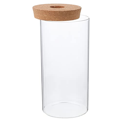 YARNOW Aquarium Moos Mittelstück Pflanzen-Terrarium-Display Luftpflanzen Terrarium Micro-landschafts-DIY-Flasche Dekorvase Vasen Terrarienanzeige Ökosystem Container Glas Transparent von YARNOW