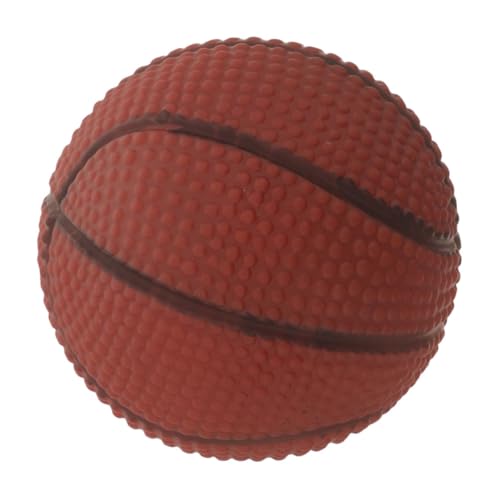 YARNOW Basketballspielzeug für Hunde hundetraining Kauball für Hunde Hund Gummiball Kleines Quietschspielzeug für Hunde interaktiver Hundeball kleine Hundebälle PVC Coffee von YARNOW