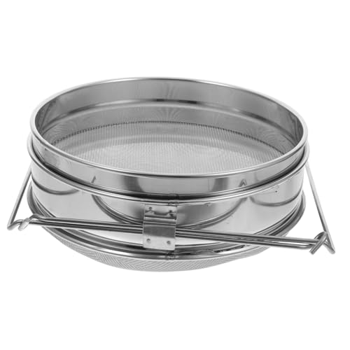 YARNOW Doppelsieb Honigsieb Aus Edelstahl Robuster Filter Für Bienenzucht Doppelte Für Effektive Filtration Und Reine Honigverarbeitung Für Imkereiausrüstung YARNOW Doppelsieb Honigsieb Aus Edelstahl Robuster Filter Für Bienenzucht Doppelte Für Effektive Filtration Und Reine Honigverarbeitung Für Imkereiausrüstung von YARNOW