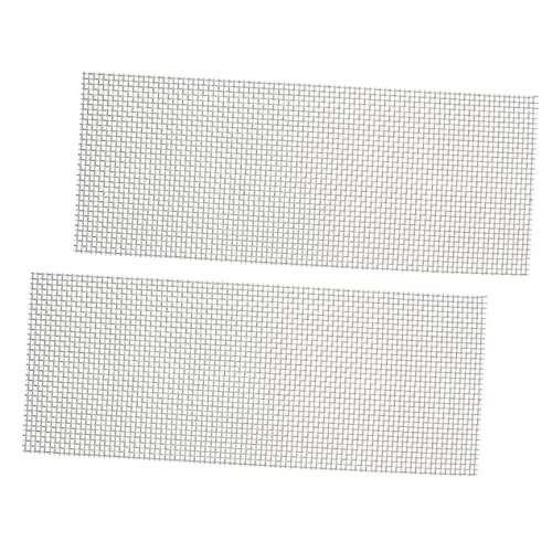 YARNOW 2 Stücke Edelstahl Draht Reinem Draht Mesh Pad Moos Net Für Aquarium Ersatz Pad von YARNOW