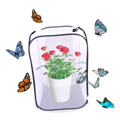 YARNOW Faltbarer Insektenkäfig für Leichtes Langlebiges Schmetterlingsnetz mit Belüftung für Raupen Schmetterlingszucht Fördert Naturerkundung und Konzentration YARNOW Faltbarer Insektenkäfig für Leichtes Langlebiges Schmetterlingsnetz mit Belüftung für Raupen Schmetterlingszucht Fördert Naturerkundung und Konzentration von YARNOW