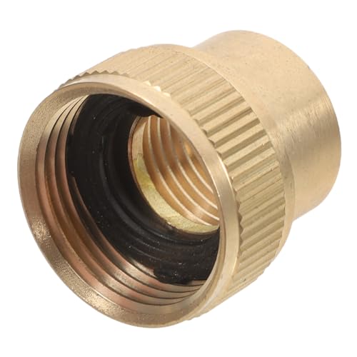 YARNOW Für Gartenschläuche Wasserschlauch Adapter Gartenschlauch Adapter Wasserschlauchadapteranschluss Schlaucharmaturen Gartenschlauch-drehverbinder Messing Golden von YARNOW