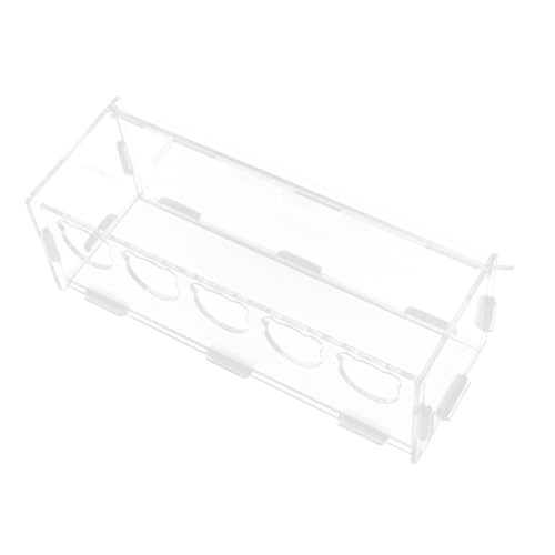 YARNOW Box Transparent Futternapf Für Hamster Hühner Tierfutterbox Getreideaufbewahrungsbox Kunststoff-tierfutterbehälter Hamsterfutterautomat Tierfutterbox YARNOW Box Transparent Futternapf Für Hamster Hühner Tierfutterbox Getreideaufbewahrungsbox Kunststoff-tierfutterbehälter Hamsterfutterautomat Tierfutterbox von YARNOW