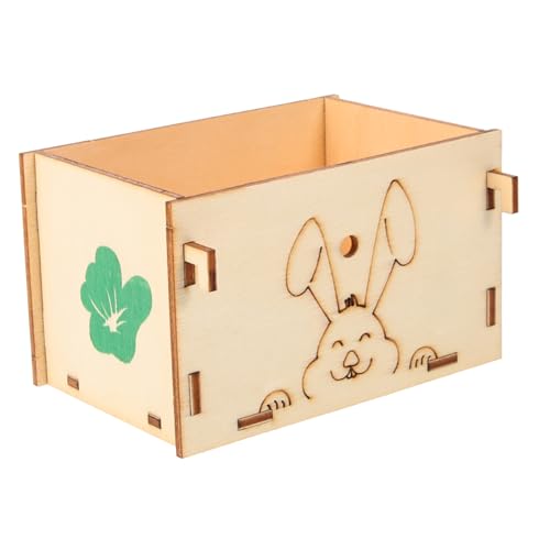 YARNOW Futternapf Für Hamster Schüsseln Gestell Drinnen Fütterung Heu Hasenfutterautomat Für Den Haushalt Halter Aus Holz Kaninchen-zubehör Multifunktionshalter Bequemer Halter Hölzern YARNOW Futternapf Für Hamster Schüsseln Gestell Drinnen Fütterung Heu Hasenfutterautomat Für Den Haushalt Halter Aus Holz Kaninchen-zubehör Multifunktionshalter Bequemer Halter Hölzern von YARNOW