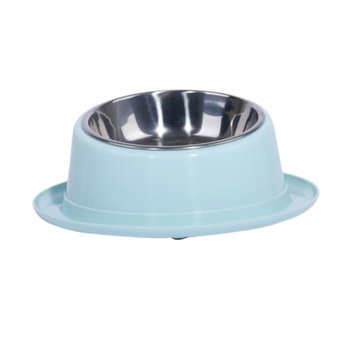 YARNOW Futternapf für Haustiere pet Supplies tiernahrung pet Food Container Haustierfutter Katzennäpfe Futternapfständer für Haustiere Katzennapf Futterautomat für Haustiere Blue von YARNOW