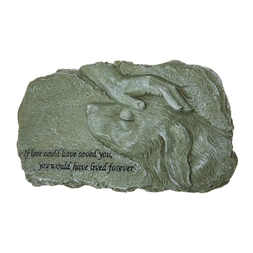 YARNOW Grabstein zum Gedenken an Haustiere Sympathie Gedenktafel Hund klein Tierstatue für Gedenken Haustiergedenken Ornament Markierungssteinfigur Haustier-Denkmal Kunstharz Olive Green YARNOW Grabstein zum Gedenken an Haustiere Sympathie Gedenktafel Hund klein Tierstatue für Gedenken Haustiergedenken Ornament Markierungssteinfigur Haustier-Denkmal Kunstharz Olive Green von YARNOW