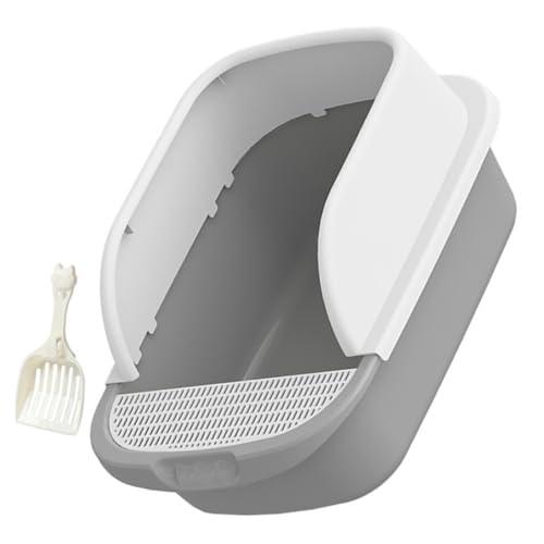 YARNOW Halboffenes Katzenstreu Wc mit Schaufel Tragbare Katzentoilette für Zuhause und Reisen aus Robustem Material Spill Resistent Geeignet für Kätzchen und Kleine Katzen Einfache YARNOW Halboffenes Katzenstreu Wc mit Schaufel Tragbare Katzentoilette für Zuhause und Reisen aus Robustem Material Spill Resistent Geeignet für Kätzchen und Kleine Katzen Einfache von YARNOW