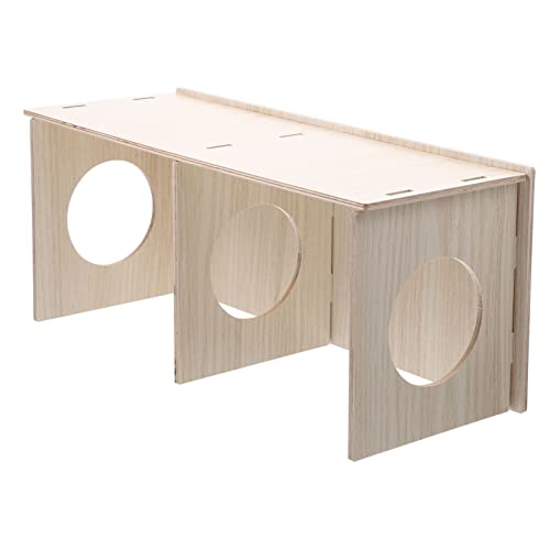 YARNOW Massivholz Hamster Kabine Hideout Meerschweinchen Spielhaus Sicheres Haustier Spielzeug Für Chinchilla YARNOW Massivholz Hamster Kabine Hideout Meerschweinchen Spielhaus Sicheres Haustier Spielzeug Für Chinchilla von YARNOW