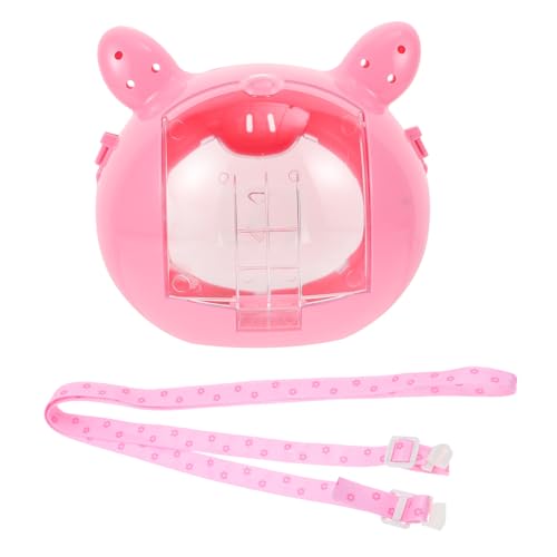 YARNOW Hamster Tragetasche Transportkäfig Für Igel Eichhörnchen Und Chinchilla Pinker Tragbarer Outdoor Käfig Für Kleintiere Ideal Für Ausflüge Und Reisen von YARNOW