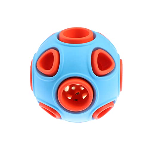 YARNOW pet kicherball Dogman-Spielzeug Kauspielzeug für Welpen Pilz-Aquarium- Welpenspielzeug klein Spielzeuge Hund spielt Ball Haustier-Welpen-Kauspielzeug der Hund läute die Glocke von YARNOW