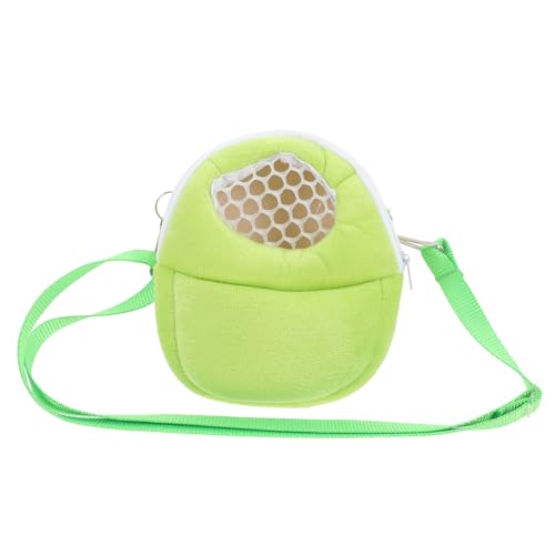 YARNOW Hamster-tüte Zum Mitnehmen Hamster Tragekäfig Reise Hamsterkäfig Tragetasche Für Ratten Kleine Tiertasche Hamster-Outdoor-träger Käfig Für Kaninchen Hamstertasche Samt Light Green von YARNOW