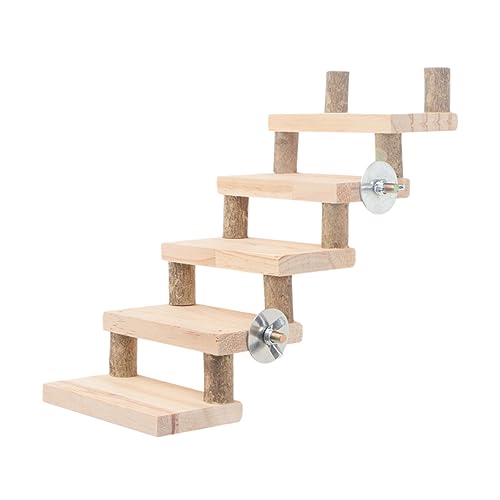 YARNOW Hamsterleiterspielzeug Hamster Spielzeug hamsterspielzeug holzspielsachen Hamster-Kletterspielzeug Hamsterkäfig Brücke Kletterspielzeug für Vögel Papageienleiterspielzeug Protokoll von YARNOW