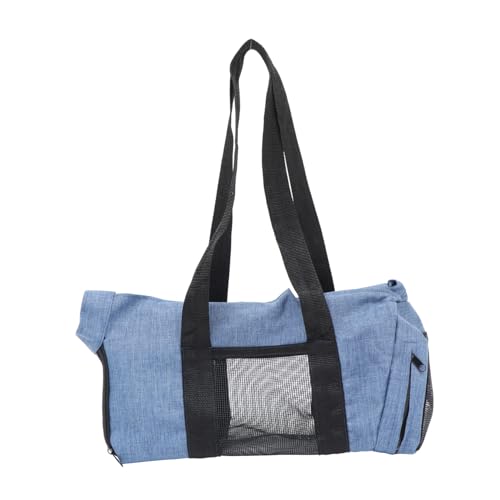 YARNOW Handtasche Reise Haustier Reisetasche Für Rennmäuse Kaninchenträger Tragetasche Für Haustiere Katze Atmungsaktive Hundetragetasche Reisetaschen Hund Tragetasche Polyester Blue von YARNOW