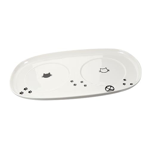 YARNOW Pet Futterschalen Unterlage Keramik Wassernapf Für Hunde Katzen Futterstationen rutschfeste Futterschalenunterlage Für Einfache Reinigung Und Schutz des Fußbodens YARNOW Pet Futterschalen Unterlage Keramik Wassernapf Für Hunde Katzen Futterstationen rutschfeste Futterschalenunterlage Für Einfache Reinigung Und Schutz des Fußbodens von YARNOW