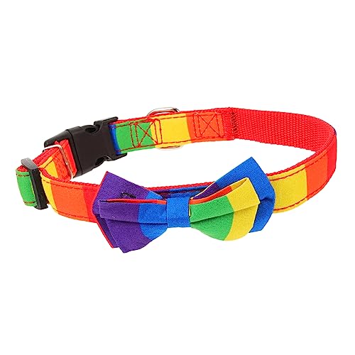 YARNOW Hundehalsband Regenbogen Großes Hundehalsband Personalisiertes Haustierhalsband Welpenhalsbänder Für Welpen von YARNOW