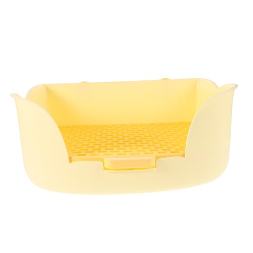 YARNOW Kleintier-Toilette Für Kaninchen Meerschweinchen Frettchen Chinchillas Effiziente Abfalltrennung Einfache Langlebiges Design Eckige Form Für Platzsparende Nutzung YARNOW Kleintier-Toilette Für Kaninchen Meerschweinchen Frettchen Chinchillas Effiziente Abfalltrennung Einfache Langlebiges Design Eckige Form Für Platzsparende Nutzung von YARNOW