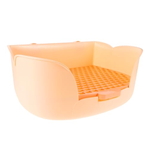 YARNOW Große Kaninchentoilette Für Kleintiere Extra Große Halbgeschlossene Katzentoilette Mit Einfachem Reinigungsdesign Für Hasen Meerschweinchen Und Frettchen Für Trockenes Und YARNOW Große Kaninchentoilette Für Kleintiere Extra Große Halbgeschlossene Katzentoilette Mit Einfachem Reinigungsdesign Für Hasen Meerschweinchen Und Frettchen Für Trockenes Und von YARNOW