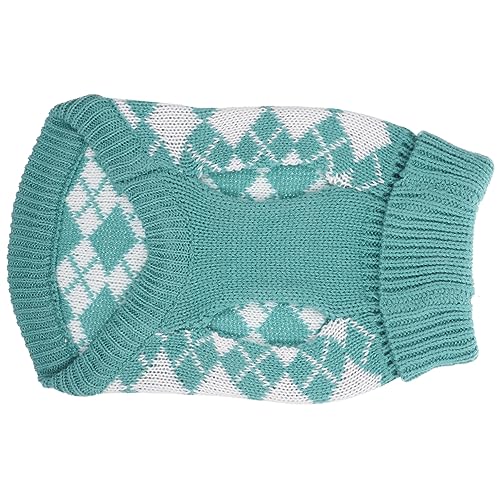 YARNOW Hundepullover Entzückender Haustierpullover Chihuahua-Kleidung Welpenkleidung Bequeme Hundekleidung Hundeanzug Haustier-welpen-Pullover Katzen Entzückende Hundekleidung Green Acryl von YARNOW