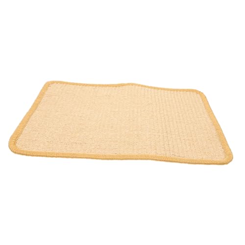 YARNOW Katze kratzmatte Katzenkratzbrett katzenmöbel kratzmatte für Katzen Katzenkrallenpflege Scratch pad cat austauschbarer Katzenkratzer bequemer Kratzblock Kratzbrett Sisal von YARNOW