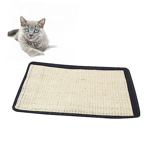 YARNOW Katzenspielzeug Katze Kratzt Katzenkratzmatte Kratzmatte Für Katzen Krallenkratzer Für Katzen Tischbein Katzenkratzer Kratzbaum Für Katzen Kratzspielzeug Für Katzen Black von YARNOW