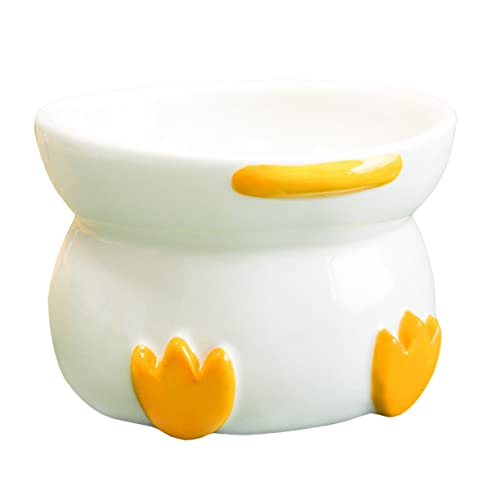 YARNOW Keramik-haustierschale Pet Food Bowl Haushalt Haustier-Feeder-Cartoon-Haustier-Lebensmittel-Fach von YARNOW