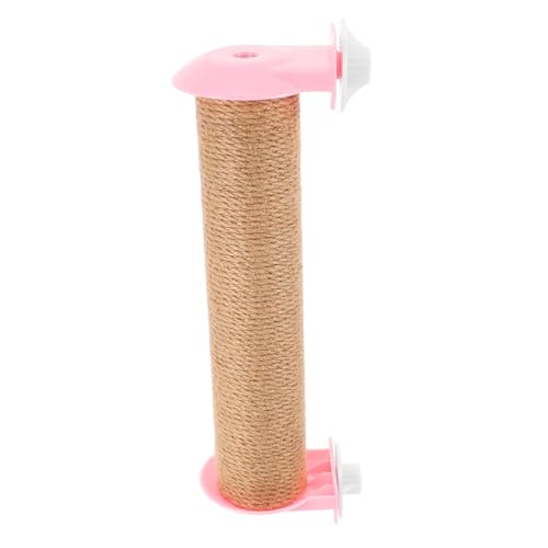 YARNOW Kratzbaum Für Katzen Katzenkratzer Katzenspielzeug Katzenpfostenkratzer Ersatzstange Für Katzenkratzbaum Katzen Beiträge Wandkratzer Für Wohnungskatzen Katzenkletterer Jute Rosa von YARNOW