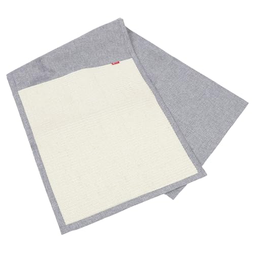 YARNOW Kratzschutz für Haustiere Kätzchen Kratzdecke Katzenkratzkarton Kratzbaum aus Katze kratzt Kratzmöbel für Katzen katzenkratzmatte Kratzfeste Abdeckung Sofabezug Light Grey von YARNOW