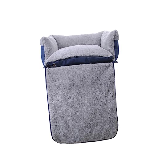 YARNOW Multifunktionaler Hundezwinger hundebetten haustierbett Kennel für Hunde Dog House Hunde Couch Wasserdichtes Hundebett Haustier-Sofa Hundehütte Clamshell-Schlafsofa für Hunde Blue von YARNOW