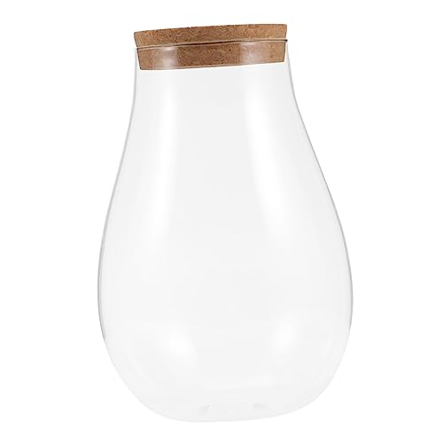 YARNOW Ökologische Mikrolandschaftsflasche Container Babyflaschen Filter tragbar Kaffeesirupspender zimmerpflanzen Sustainability Bryophyten-Landschaftsflasche hydroponische Flasche Glas von YARNOW