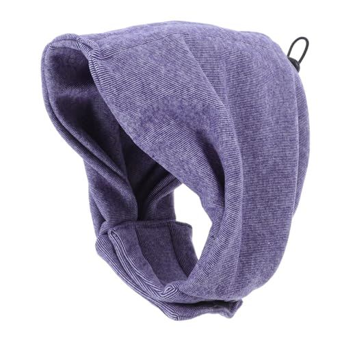 YARNOW Ohrenschützer Für Hundehalsbänder Ohrwickel Für Hunde Halswärmer Für Hunde Hundeohren-schal Hundekopfschalldämpfer Kuscheliges Hundeohr Hunde-Winterschal Violet Polyester von YARNOW