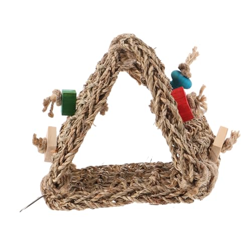 YARNOW Vogelhängematte Aus Rattan Für Papageien Und Nymphensittiche Schlafnest Für Vögel Hängend Platzsparend Einfach Zu Reinigen Für Käfige Spielzeug YARNOW Vogelhängematte Aus Rattan Für Papageien Und Nymphensittiche Schlafnest Für Vögel Hängend Platzsparend Einfach Zu Reinigen Für Käfige Spielzeug von YARNOW