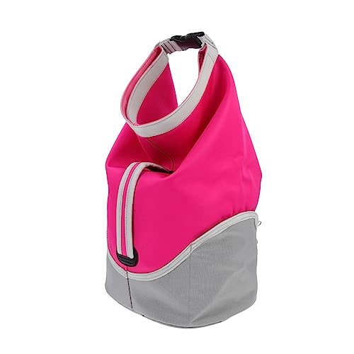 YARNOW Rucksack Für Haustiere Leckerlibeutel Für Das Hundetraining Hund Reisetasche Weiche Hundebox Taschen Tragetasche Für Katzen Spender Für Hundekotbeutel Auto Hundekorb Polyester Rot von YARNOW