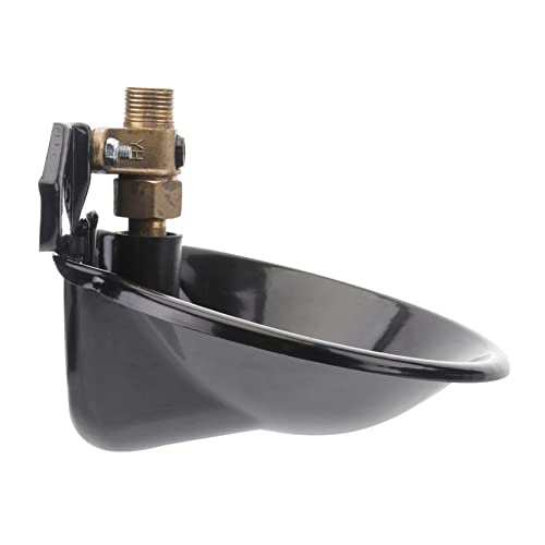 YARNOW Automatische Tränke Für Schafe Kupferventil Langlebige Für Nutztiere Stabile Wasserzufuhr Für Bauernhöfe Schwarz YARNOW Automatische Tränke Für Schafe Kupferventil Langlebige Für Nutztiere Stabile Wasserzufuhr Für Bauernhöfe Schwarz von YARNOW