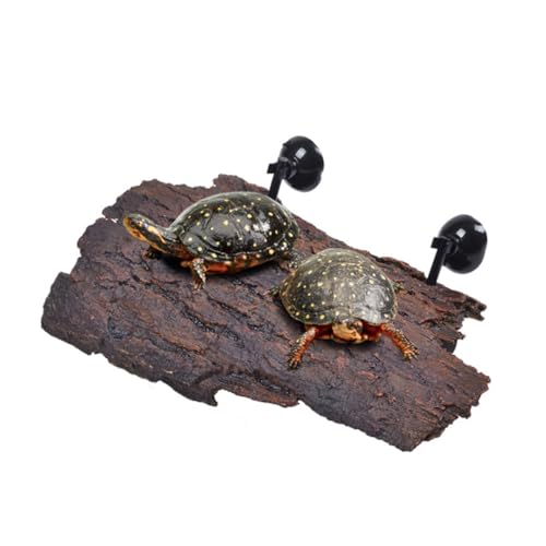 YARNOW Schildkröten Terrassenbaumschmuck Für Eidechsenrinde Baumdekoration Aquarium Ornament Schlingpflanze Ruhekissen Bogenbaum Liegekissen Krabbeltier Ruheunterlage von YARNOW