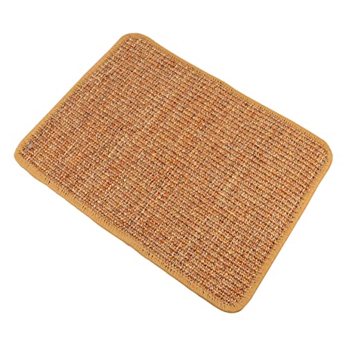 YARNOW Sisal Katzenkratzmatte Katzen Teppichmatte Haustier Kratzmatte Bodendecke Sofa Pad Katzenkratzmatte Katzenkissen Haustier Teppich Katzenkratzmatte Sofa Sisalmatte von YARNOW