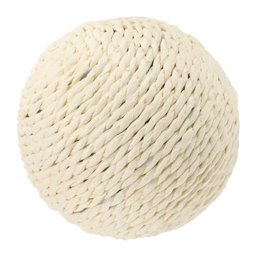 YARNOW Sisalkugel interaktives katzenspielzeug Interactive cat Toy Katzenspielzeug aus Sisal Kratzspielzeug für Katzen Bälle für Katzen Kratzball für Katze Haustier Klangkugel Hanfseil von YARNOW