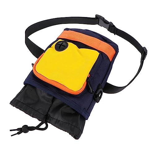 YARNOW Snack-Trainings-gürteltasche Hundespielzeug Zahnpasta Für Hunde Haustier Tasche Zum Gassigehen Mit Dem Hund Hündchen Tasche Für Hundeleckereien Hundetaschen Polyester Yellow von YARNOW