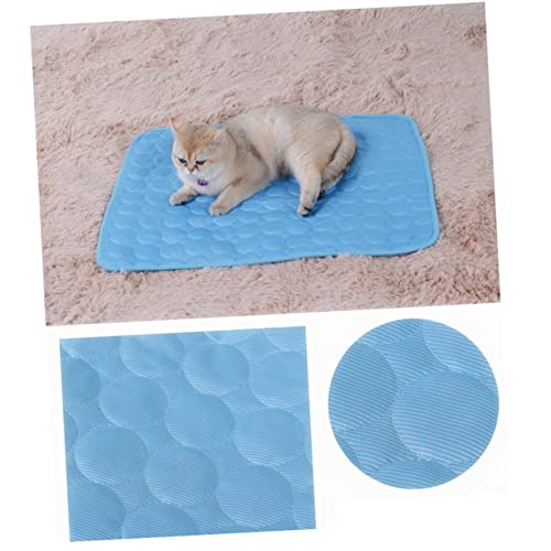 YARNOW Haustier kalte Matte Sitzkissen Hund einfrieren Bett Matte Haustier Hund Coole Matte matratzenschoner Hund Sommer pad Sommer-Haustiermatte Wagen Haustierbett Katzenmatte Cooles Pad von YARNOW