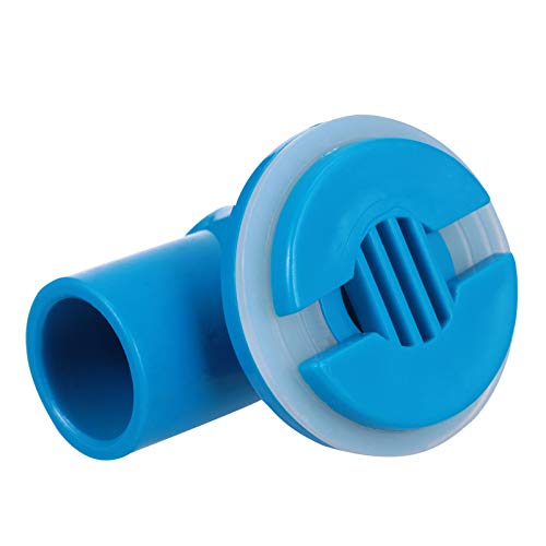 YARNOW Starker Entladungsanschluss Für Aquarien Wasser Anschlüsse Abfluss Drainage Rohr Haken Adapter Sieb Ventil Loch Luft Düse Kanal Tauchpumpe Schläuche Kolben Schlauch Zu Blue PVC von YARNOW