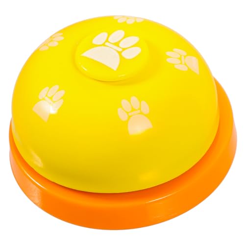 YARNOW Trainingsglocke Für Haustiere Pfote Clicker-Hund Tablett Für Welpenunterlagen Welpentrainingspads Pfeife Hund Türklingel Bellen Hundehalsband Mit Glöckchen Welpe Glocke Plastik von YARNOW