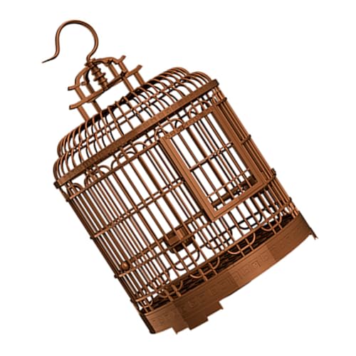 YARNOW Kunststoff Vogelkäfig Rund Reisekäfig Für Sittiche Unzertrennliche Nymphensittiche Zebrafinken Geeignet Drinnen Draußen Vintage Design YARNOW Kunststoff Vogelkäfig Rund Reisekäfig Für Sittiche Unzertrennliche Nymphensittiche Zebrafinken Geeignet Drinnen Draußen Vintage Design von YARNOW