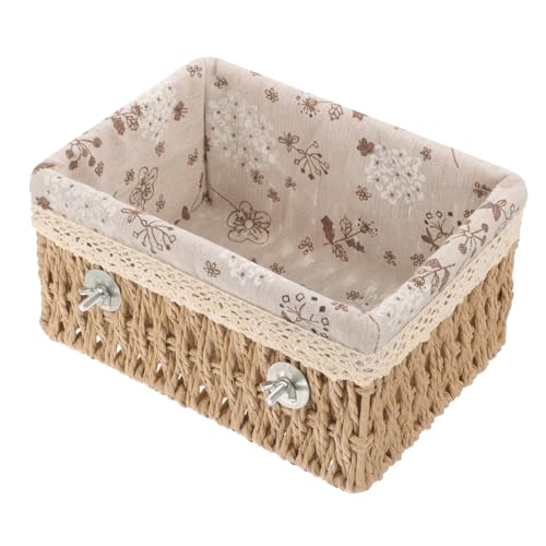 YARNOW Handgewebtes Vogelnest aus Papierseil für Vögel Warmes Vogelhaus Komfortabler Schlafplatz Geeignet für Käfige Garten und Innendeko Langlebig und Sicher YARNOW Handgewebtes Vogelnest aus Papierseil für Vögel Warmes Vogelhaus Komfortabler Schlafplatz Geeignet für Käfige Garten und Innendeko Langlebig und Sicher von YARNOW