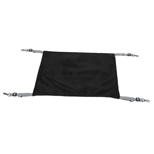 YARNOW Waschbare Katzenhängematte aus Weichem Material Doppellagiges Hängesofa für Große Katzen Komfortables Katzenbett für Käfig und Balkon Robustes Hängesitz Katzennest Schwarz YARNOW Waschbare Katzenhängematte aus Weichem Material Doppellagiges Hängesofa für Große Katzen Komfortables Katzenbett für Käfig und Balkon Robustes Hängesitz Katzennest Schwarz von YARNOW