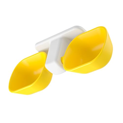 YARNOW Wasserspender Für Haustiere Fütterung Schüsseln Wasserdicht Trinker Sicher Futterspender Rostfrei Erhöhte Katzenfutterschale Doppelfutterautomat Für Haustiere Yellow Plastik YARNOW Wasserspender Für Haustiere Fütterung Schüsseln Wasserdicht Trinker Sicher Futterspender Rostfrei Erhöhte Katzenfutterschale Doppelfutterautomat Für Haustiere Yellow Plastik von YARNOW