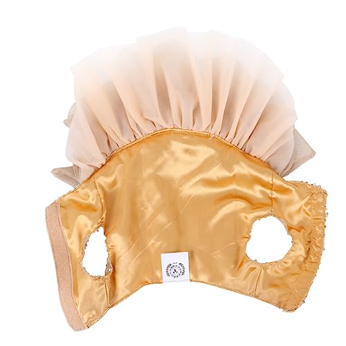 YARNOW Haustier-kostüm für Hunde Hundekleid Hochzeits-hundekleid Formelles Haustierkleid Kleidung Rock Größe Xs Golden von YARNOW